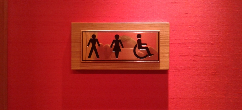 brass engraved facilities sign